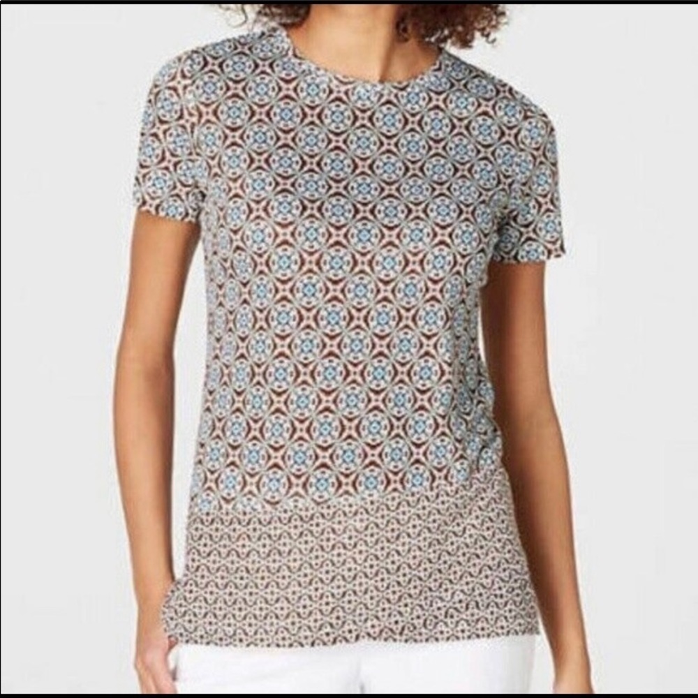 J Jill Linen Beechnut Lavish Tiles Crossover~S
